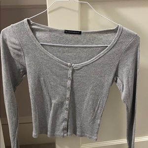 Grey Brandy Melville Top